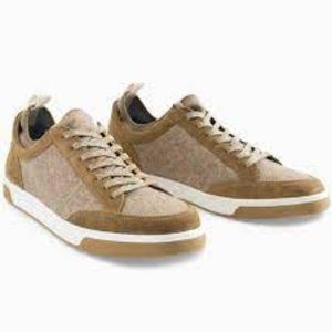 JOHNNIE-O Tan Surfside Sneakers Casual Shoes Sz 10 ~ Brand New!